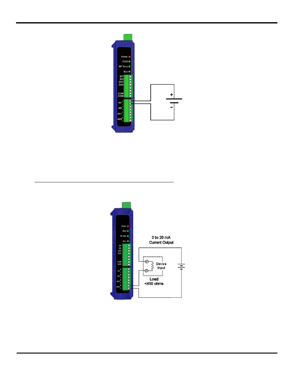 4 ao wiring, Ao wiring | B&B Electronics ZZ24D-NA(NB,NC,ND)-SR - Manual User Manual | Page 28 / 102