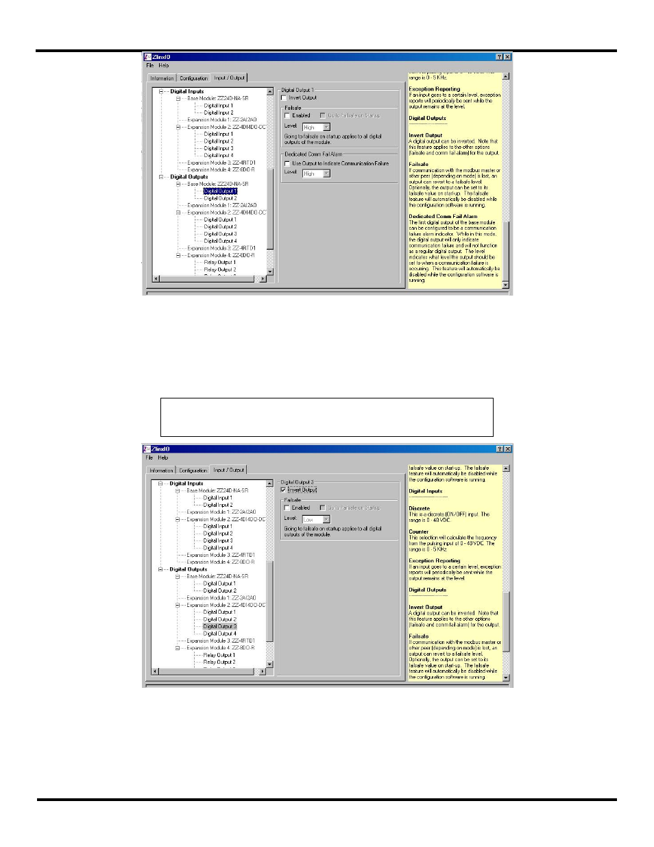 9 invert output, 10 zlinx i/o monitor, Invert output | Zlinx i/o monitor | B&B Electronics ZZ24D-NA(NB,NC,ND)-SR - Manual User Manual | Page 61 / 102