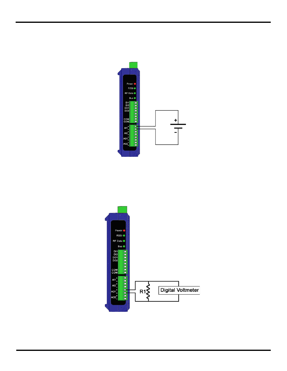 4 testing ai in “voltage” mode, 5 testing ao in “voltage” mode, Testing ai in “voltage” mode | Testing ao in “voltage” mode, Ee figure 47) | B&B Electronics ZZ24D-NA(NB,NC,ND)-SR - Manual User Manual | Page 73 / 102