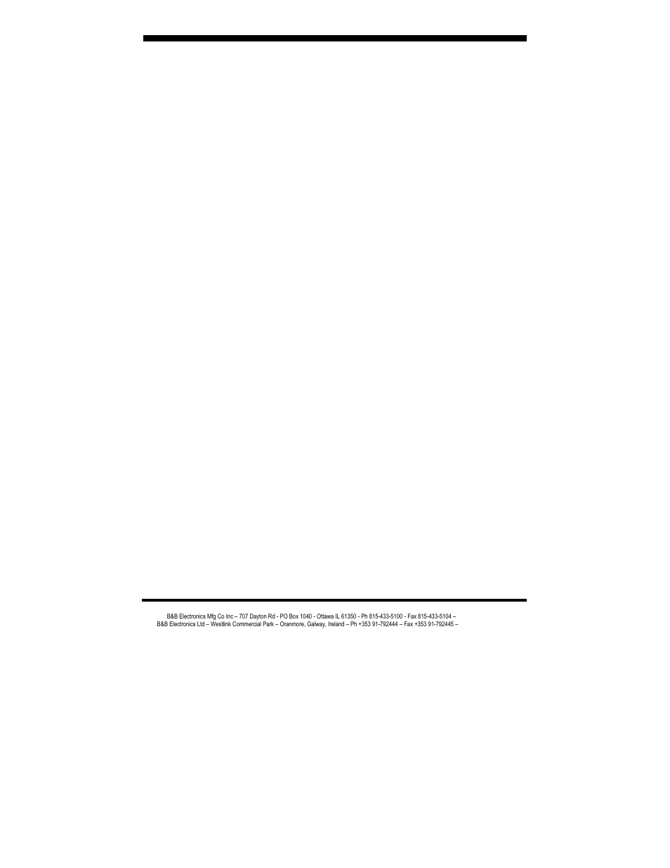 B&B Electronics ESR901WB - Manual User Manual | Page 2 / 60