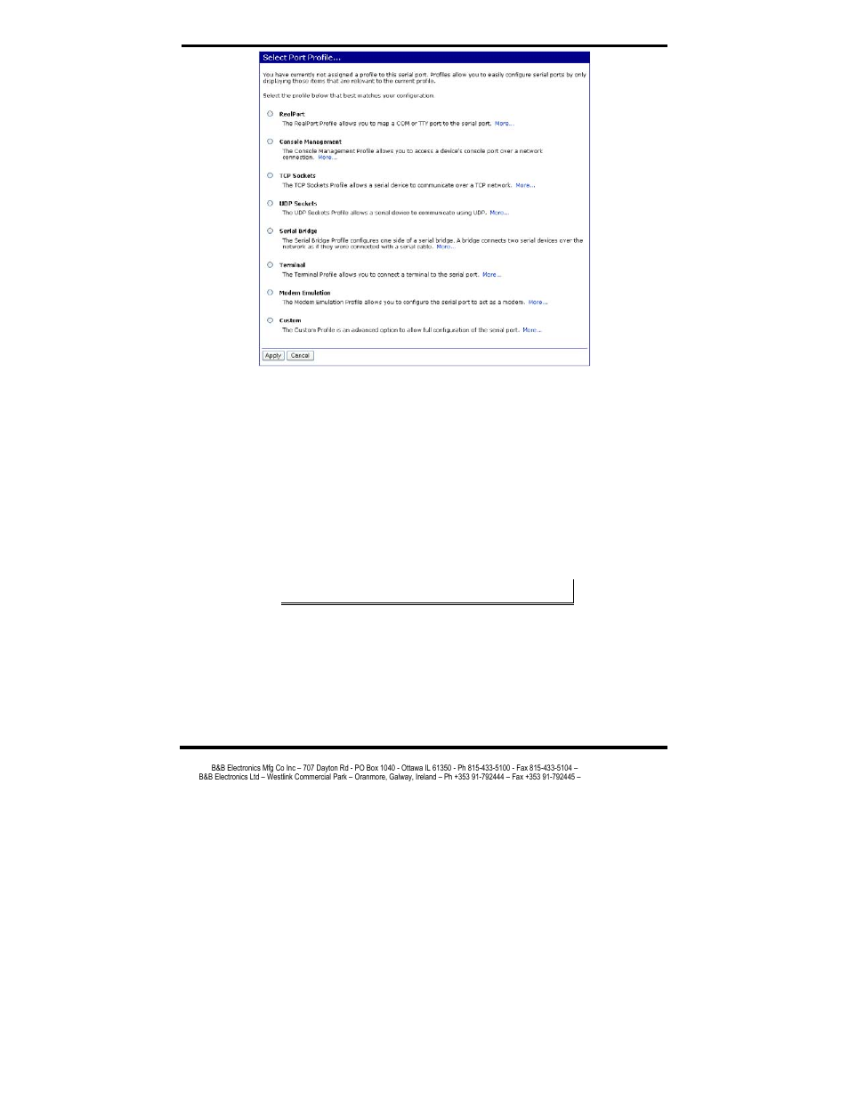 Realport, Console, Management | B&B Electronics ESR901WB - Manual User Manual | Page 31 / 60