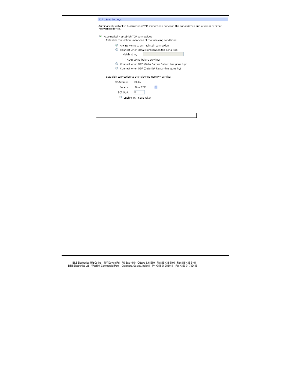 Udp sockets | B&B Electronics ESR901WB - Manual User Manual | Page 33 / 60
