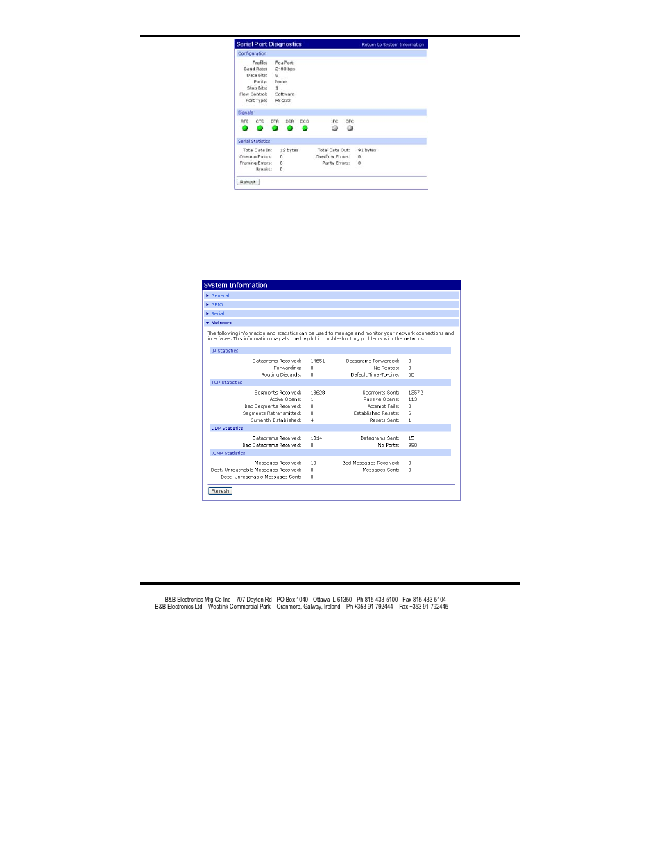Network | B&B Electronics ESR901WB - Manual User Manual | Page 45 / 60