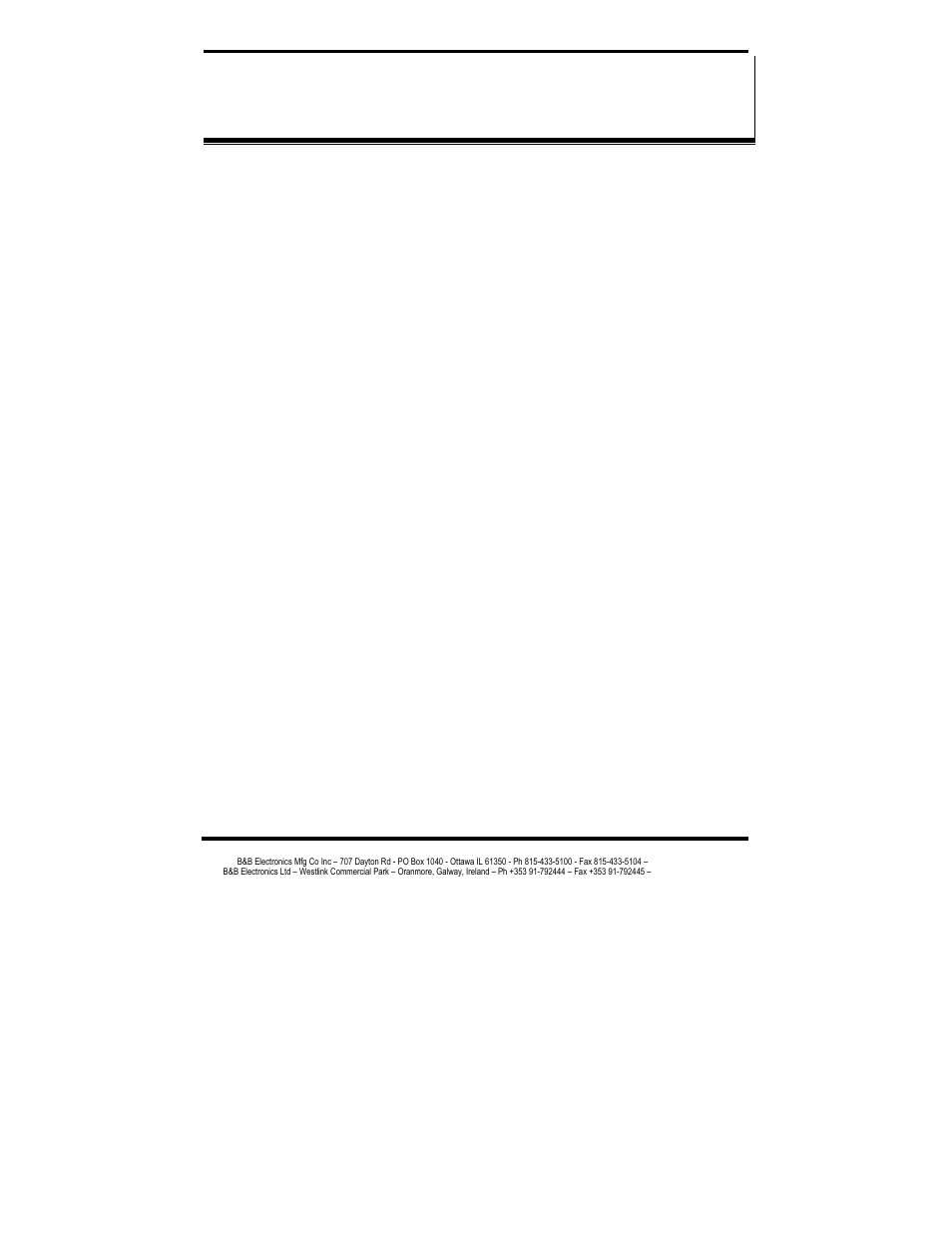 B&B Electronics ESR901WB - Manual User Manual | Page 7 / 60