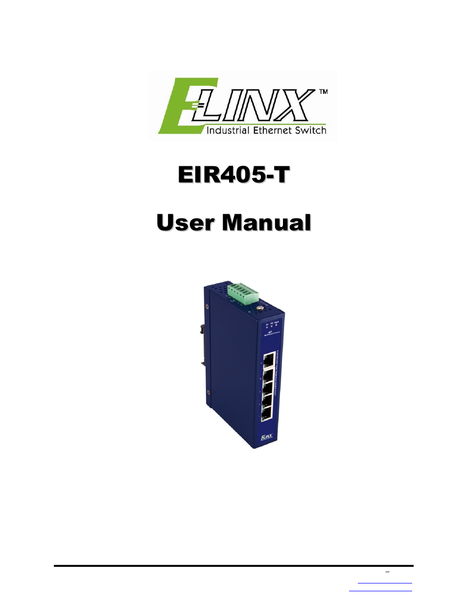 B&B Electronics EIR405-T - Manual User Manual | 22 pages