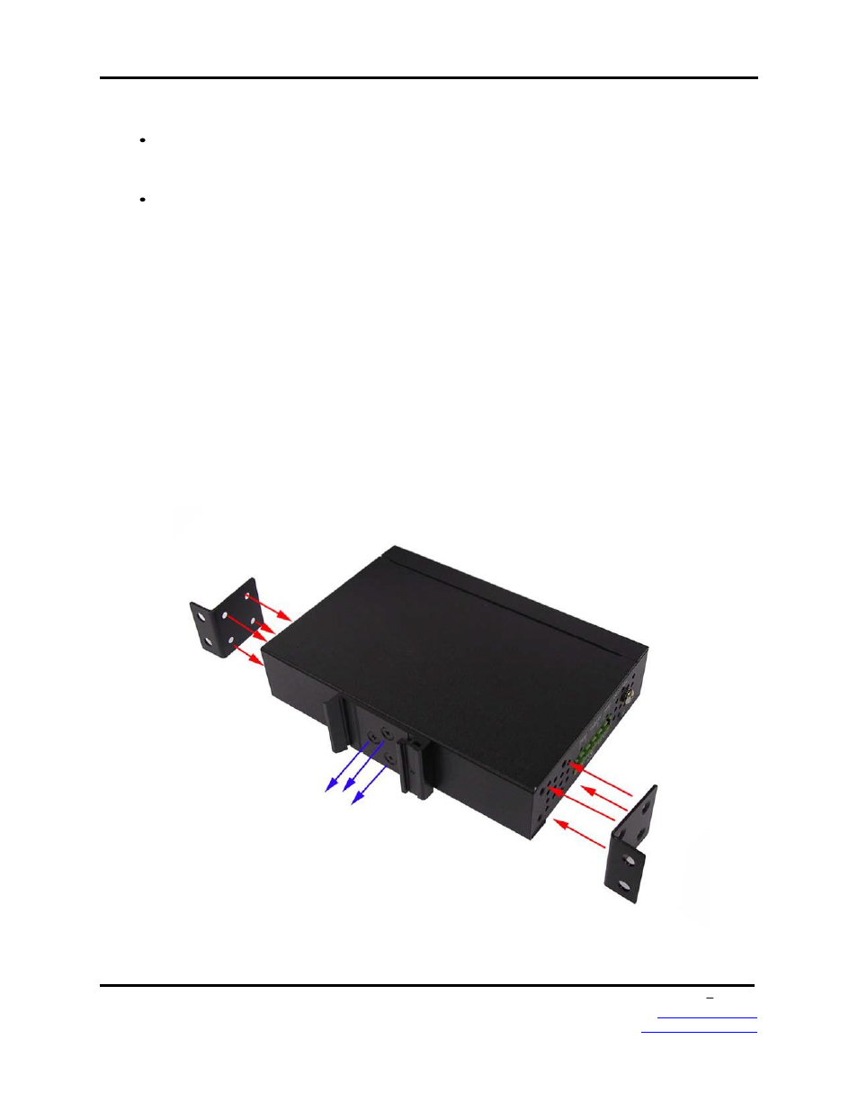 Wall or panel mount plate mounting | B&B Electronics EIR405-T - Manual User Manual | Page 17 / 22