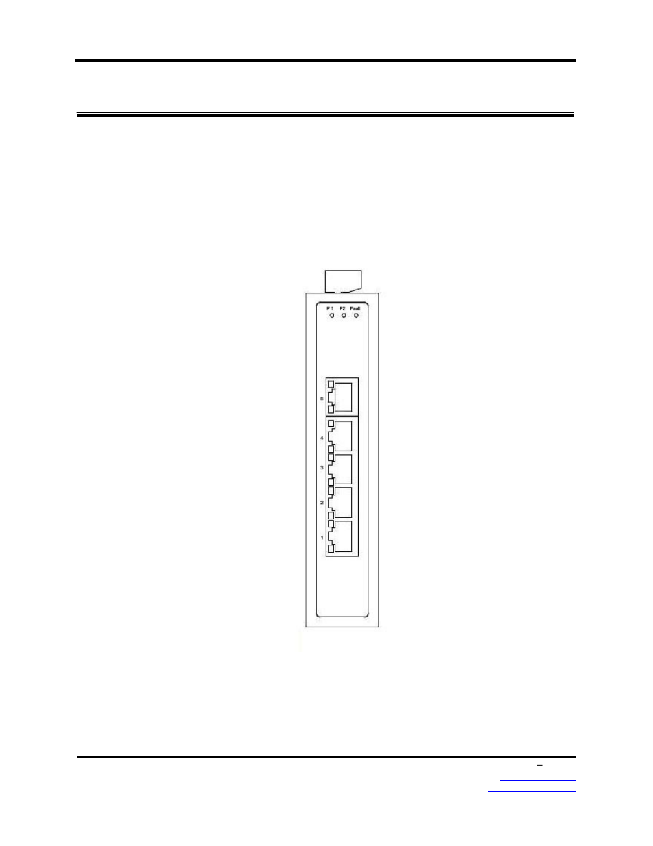 Hardware description, Front panel | B&B Electronics EIR405-T - Manual User Manual | Page 6 / 22