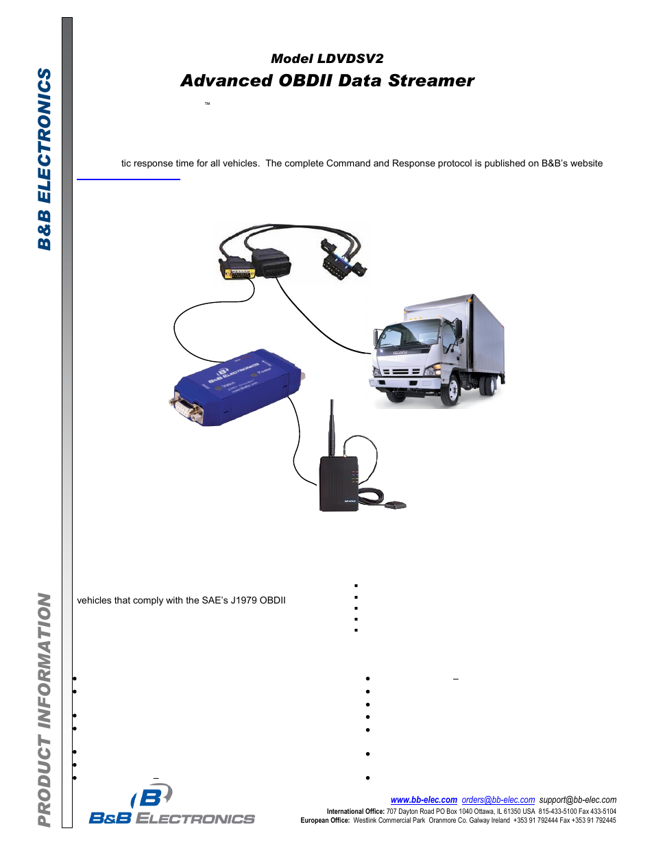 B&B Electronics LDVDSV2-S-P9D - Datasheet User Manual | 8 pages