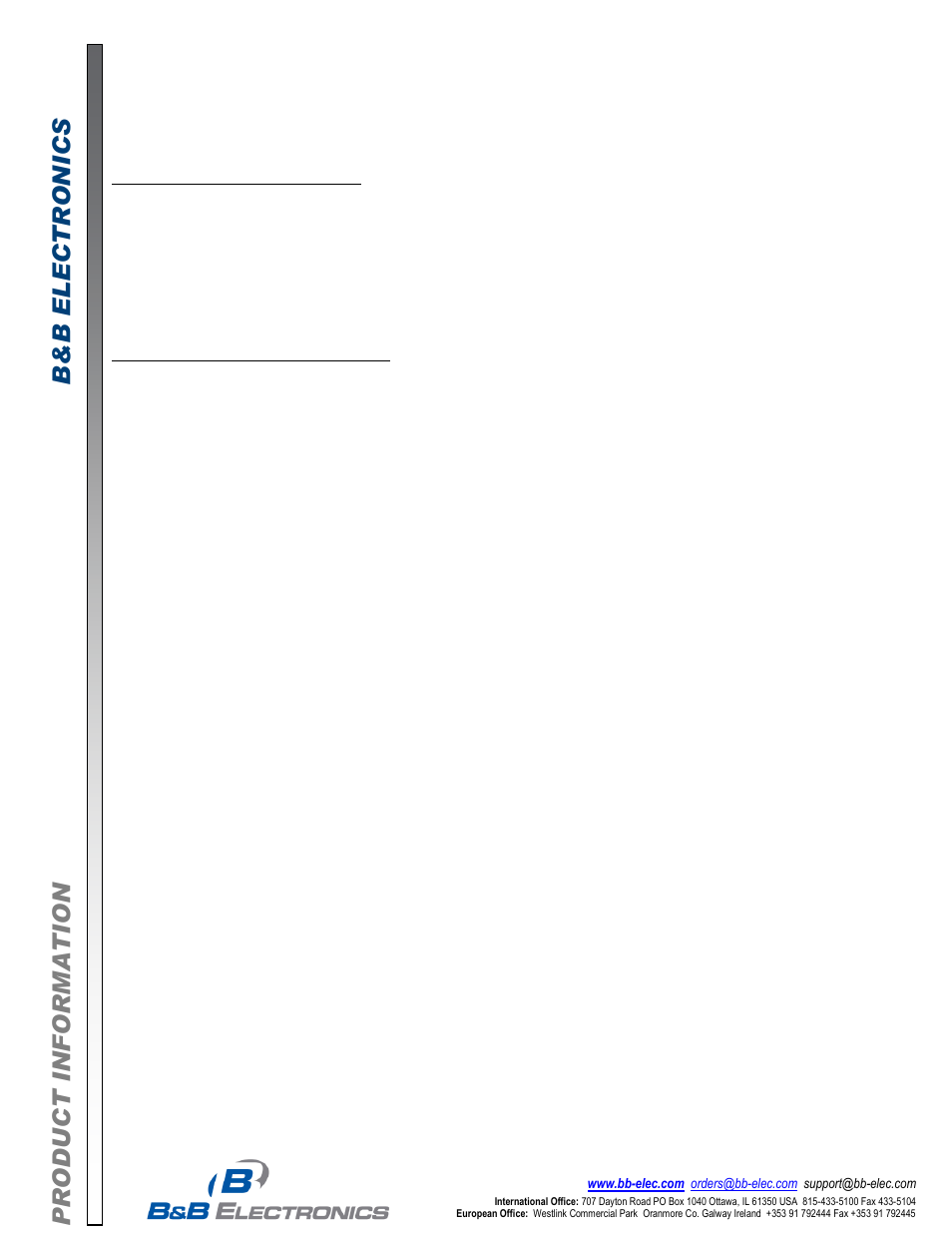 B&B Electronics LDVDSV2-S-P9D - Datasheet User Manual | Page 3 / 8