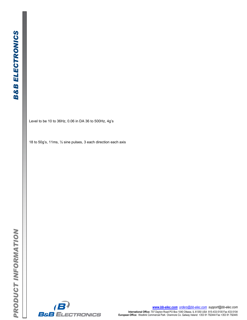 B&B Electronics LDVDSV2-S-P9D - Datasheet User Manual | Page 8 / 8