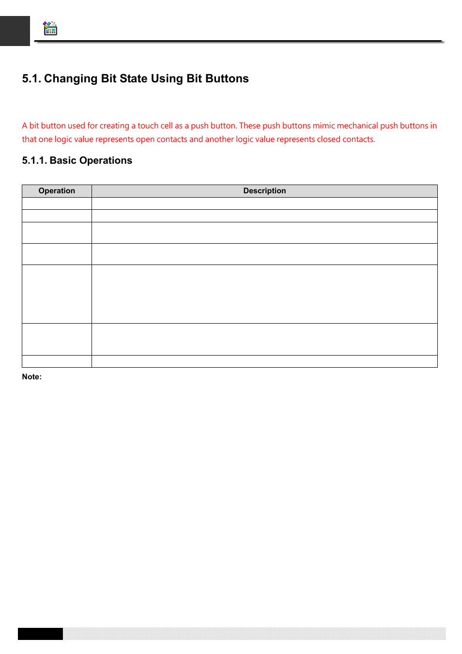 Changing bit state using bit buttons, Pm designer operation manual | B&B Electronics WOP-2121V-N4AE - Manual User Manual | Page 181 / 664