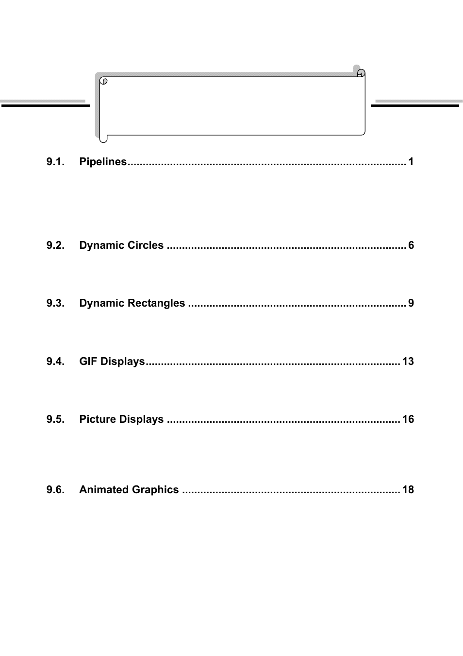 Animated objects, Chapter 9, Pipelines | Dynamic circles, Dynamic rectangles, Gif displays, Picture displays, Animated graphics | B&B Electronics WOP-2121V-N4AE - Manual User Manual | Page 310 / 664