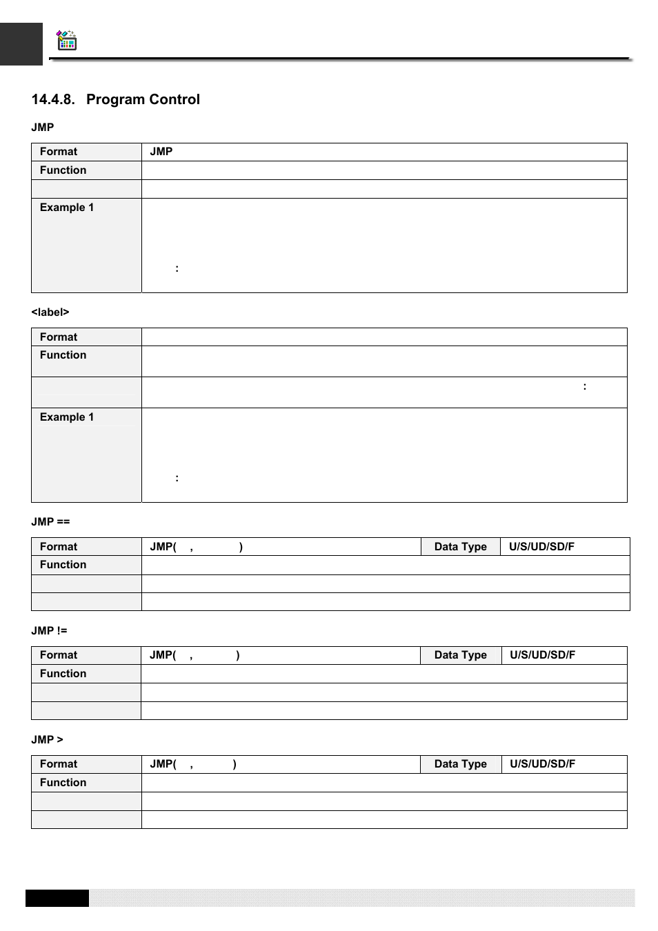 Pm designer operation manual, Program control | B&B Electronics WOP-2121V-N4AE - Manual User Manual | Page 434 / 664