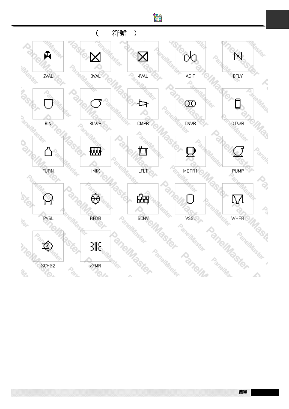 A1.40. isa symbols1（isa符號1, A1.40. isa symbols1 （ isa 符號 1 | B&B Electronics WOP-2121V-N4AE - Manual User Manual | Page 537 / 664