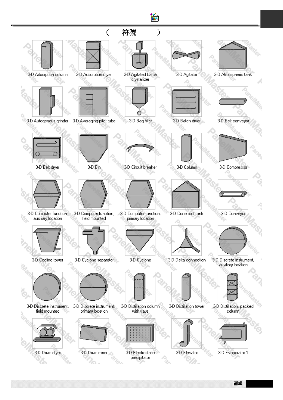 A1.42. isa symbols(3-d)（isa符號 (3-d), A1.42. isa symbols(3-d) （ isa 符號 (3-d) | B&B Electronics WOP-2121V-N4AE - Manual User Manual | Page 543 / 664