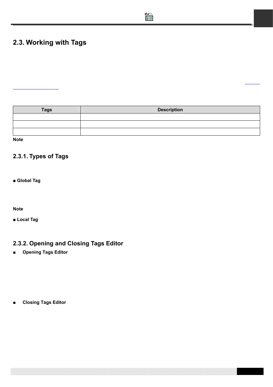 Working with tags, Pm designer operation manual | B&B Electronics WOP-2121V-N4AE - Manual User Manual | Page 55 / 664