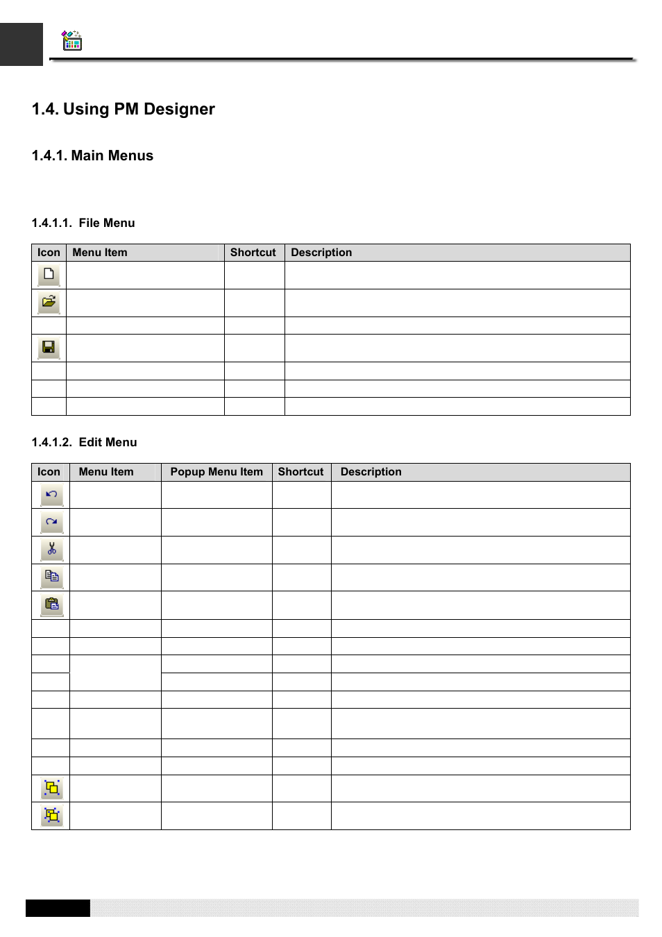 Using pm designer, Pm designer operation manual | B&B Electronics WOP-2121V-N4AE - Manual User Manual | Page 7 / 664
