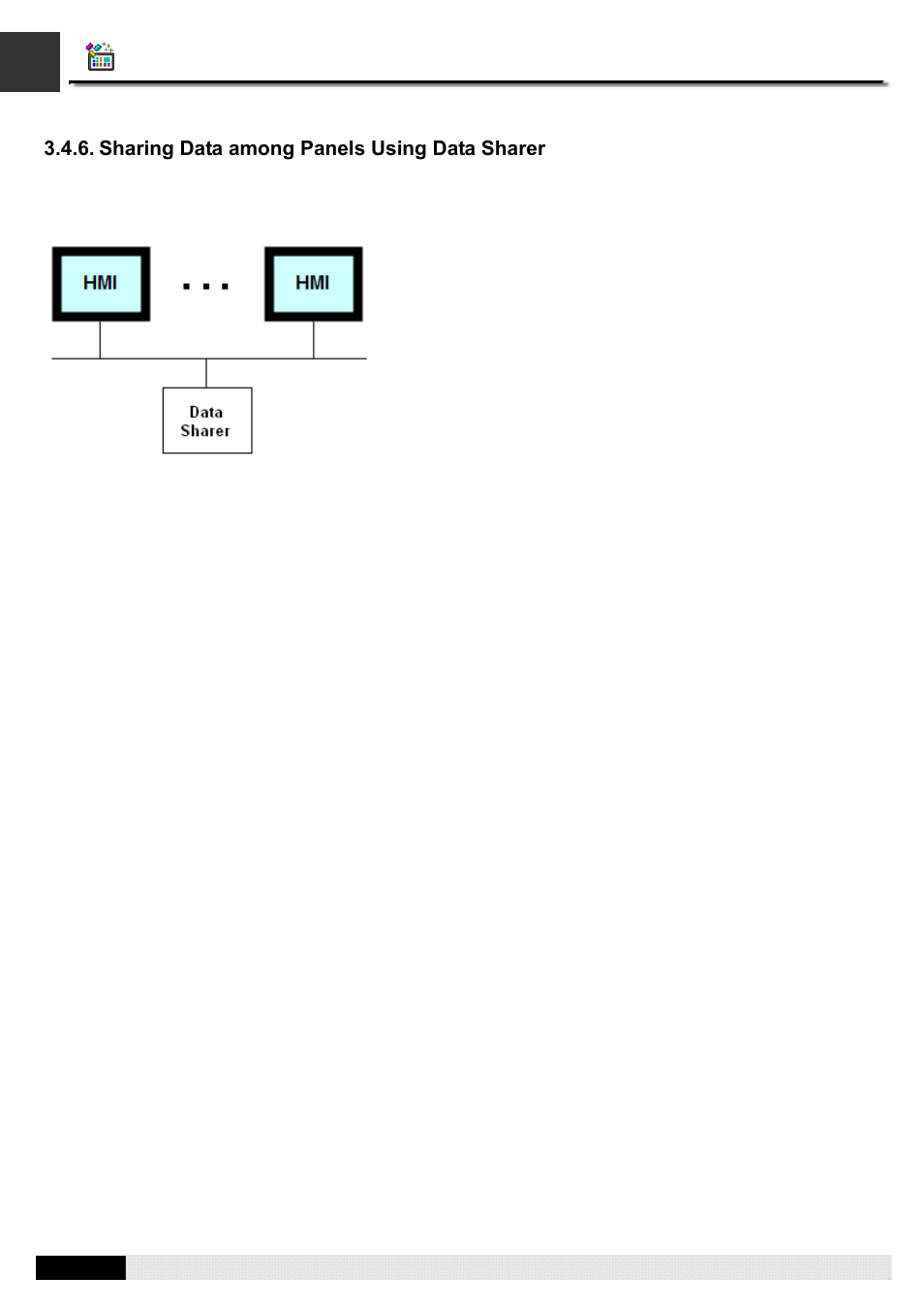 Sharing data among panels using data sharer, Pm designer operation manual | B&B Electronics WOP-2121V-N4AE - Manual User Manual | Page 90 / 664