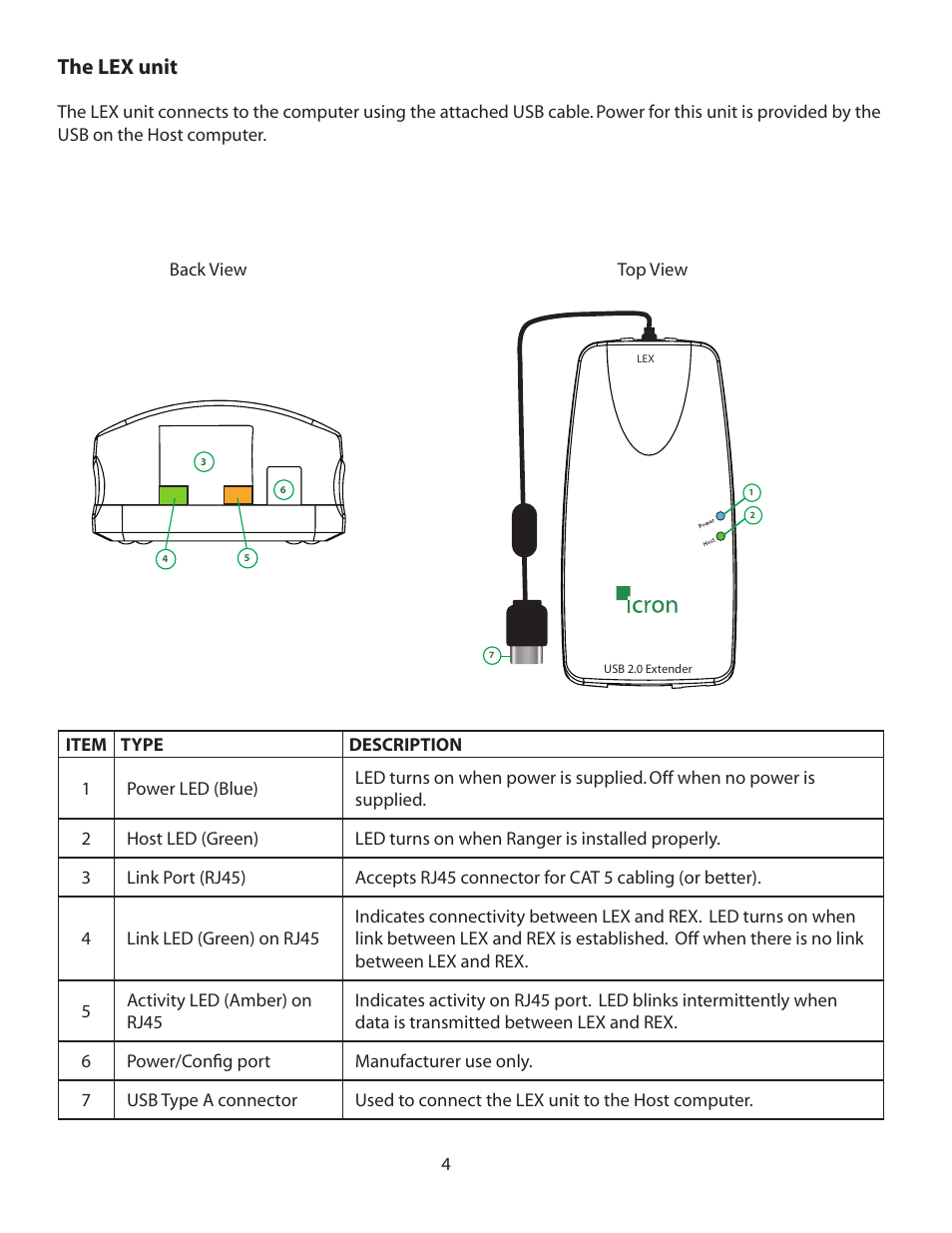 The lex unit | B&B Electronics 00-00231--233 - Manual User Manual | Page 5 / 16