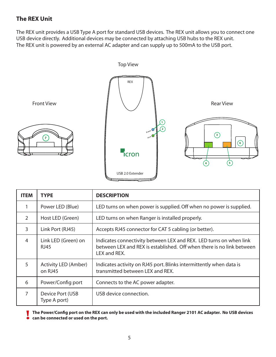 The rex unit | B&B Electronics 00-00231--233 - Manual User Manual | Page 6 / 16