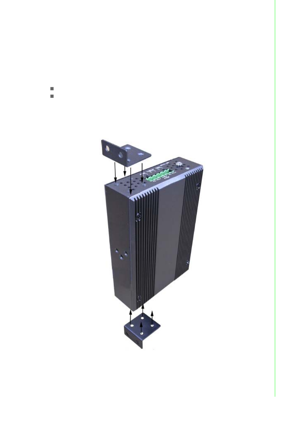4 connecting hardware, 1 choosing the location, Figure 2.27 combine the metal mounting kit | Connecting hardware 2.4.1, Chapter 2 g etting started | B&B Electronics EKI-1222 - Manual User Manual | Page 31 / 62