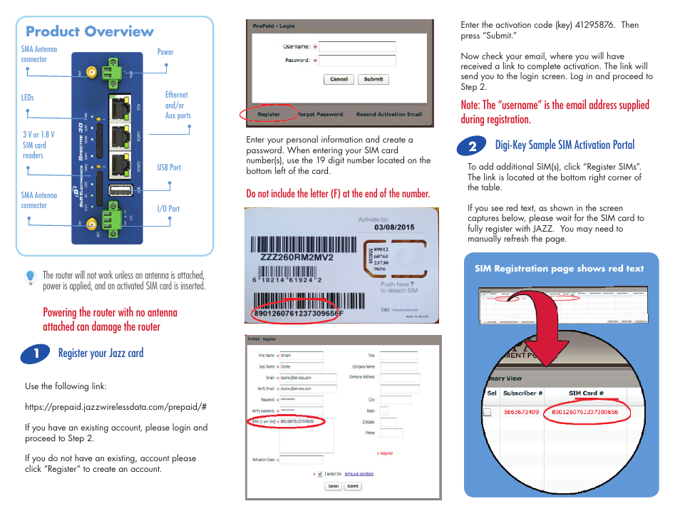 B&B Electronics RT3G-304B1003 - Quick Start Guide User Manual | 3 pages