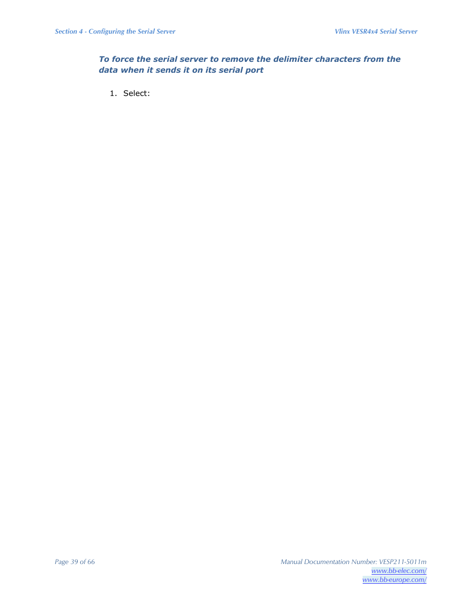 B&B Electronics VESP211 Series - Manual User Manual | Page 39 / 66