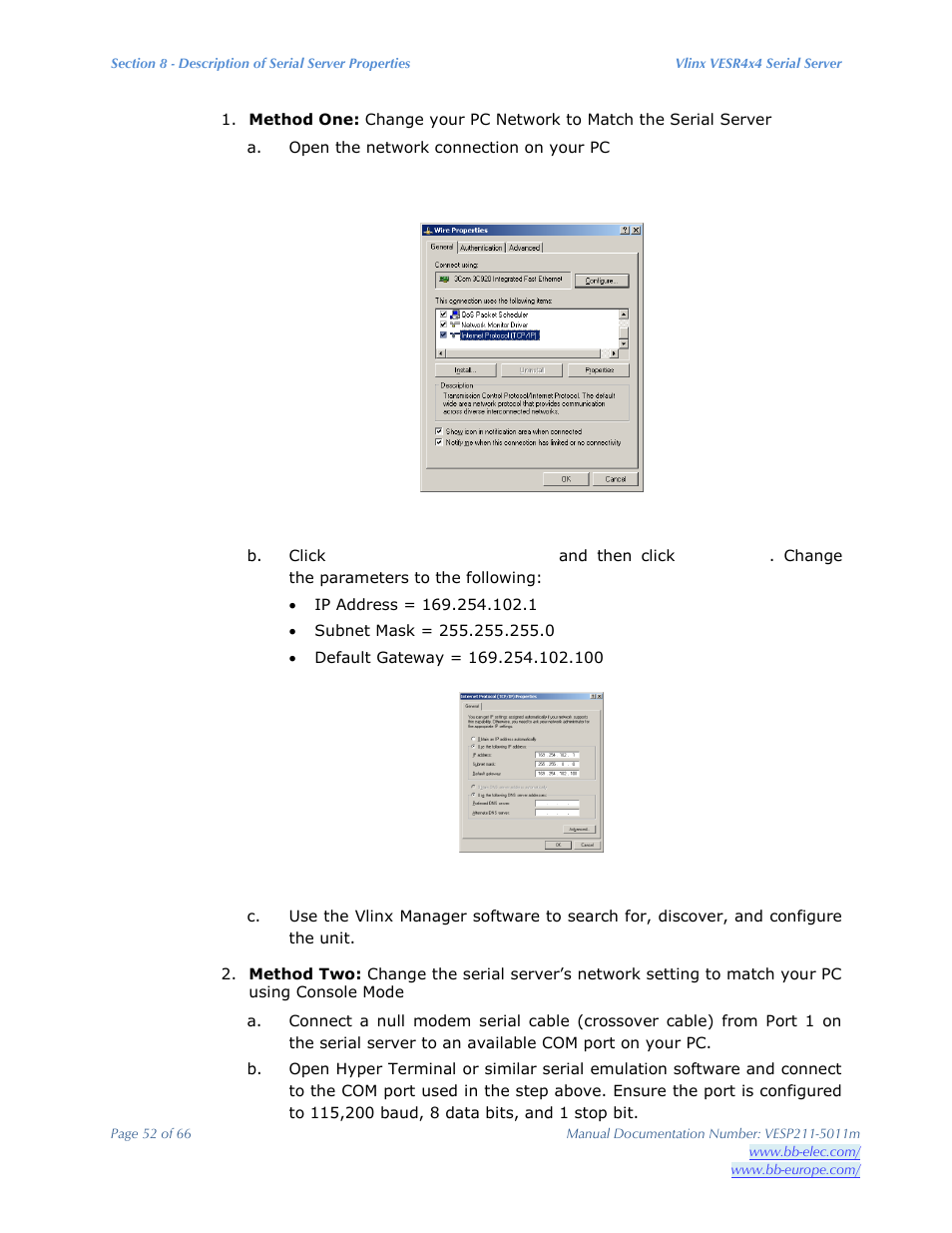 B&B Electronics VESP211 Series - Manual User Manual | Page 52 / 66