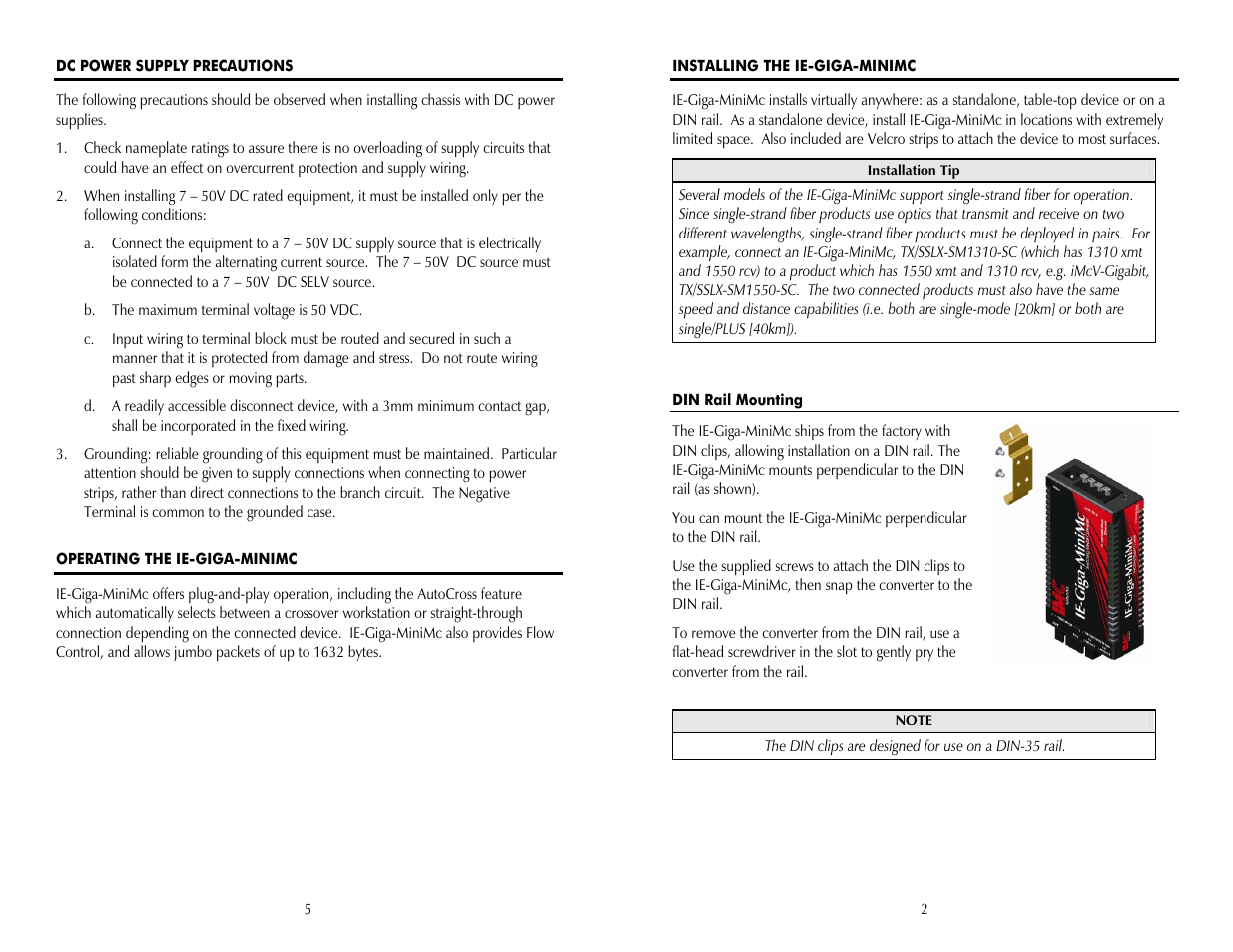 B&B Electronics 854-10721 - Manual User Manual | Page 5 / 6