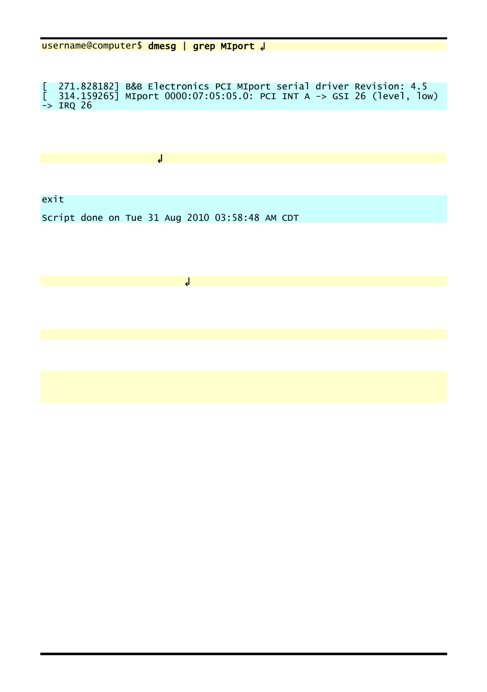 B&B Electronics 3PCIOU4 - Manual User Manual | Page 26 / 57