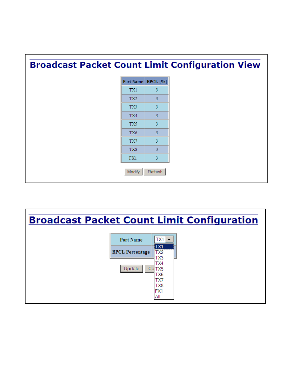 Bpcl – broadcast packet count limit configuration | B&B Electronics 709FXE-ST-15 - Manual User Manual | Page 102 / 153