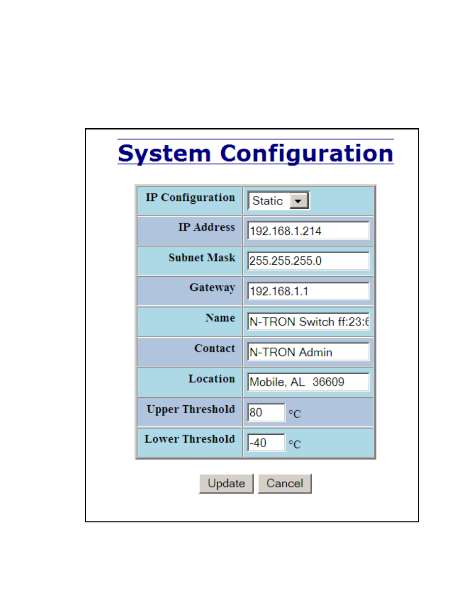 Administration – system, continued | B&B Electronics 709FXE-ST-15 - Manual User Manual | Page 28 / 153