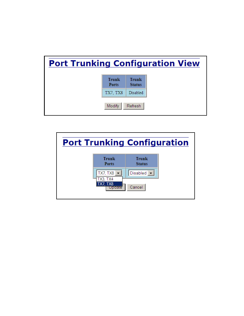 Ports – trunking | B&B Electronics 709FXE-ST-15 - Manual User Manual | Page 53 / 153