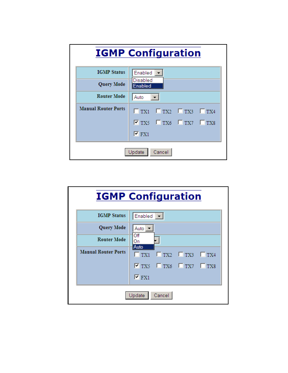 Igmp – configuration, continued | B&B Electronics 709FXE-ST-15 - Manual User Manual | Page 72 / 153