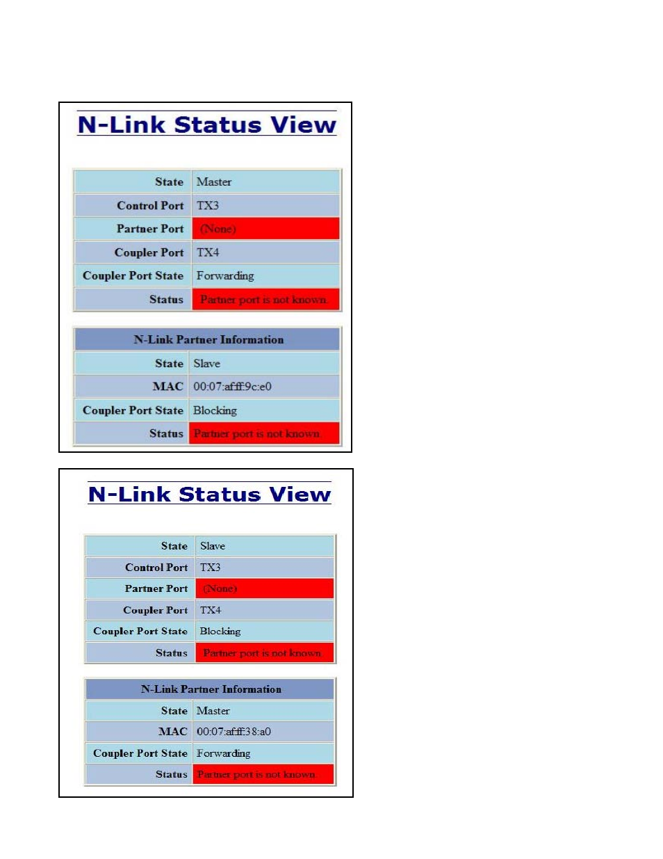 N-link – status, continued | B&B Electronics 709FXE-ST-15 - Manual User Manual | Page 97 / 153