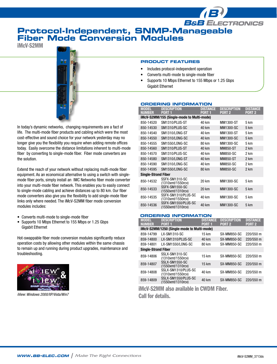 B&B Electronics 859-14800_1_6_7_8_9 - Datasheet User Manual | 2 pages