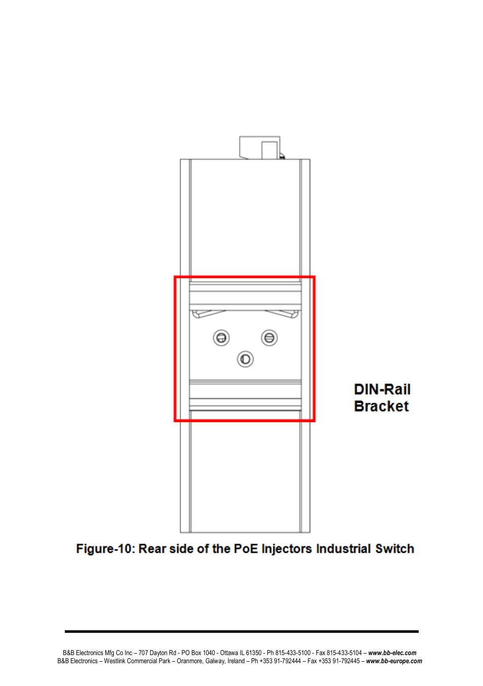 Mounting installation, Din-rail mounting | B&B Electronics EIRP305-24V-T - Manual User Manual | Page 14 / 20