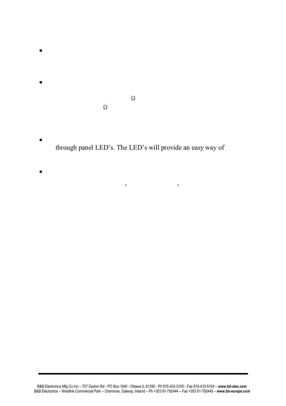 B&B Electronics EIRP305-24V-T - Manual User Manual | Page 18 / 20