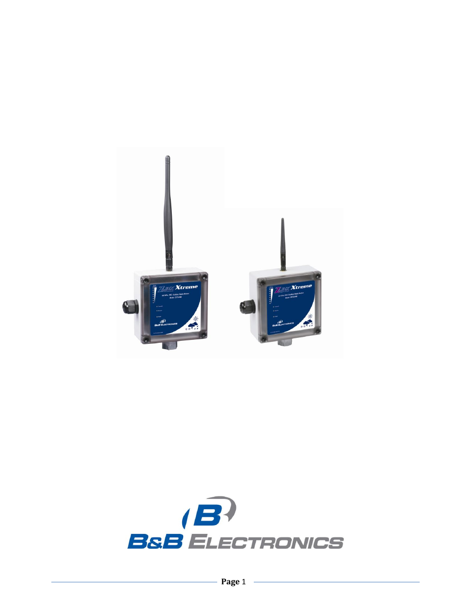 B&B Electronics ZXT9-RM-KIT - Manual User Manual | 164 pages