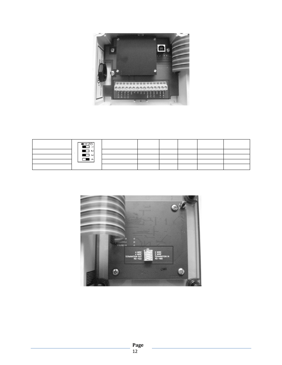 Dip switch | B&B Electronics ZXT9-RM-KIT - Manual User Manual | Page 12 / 164