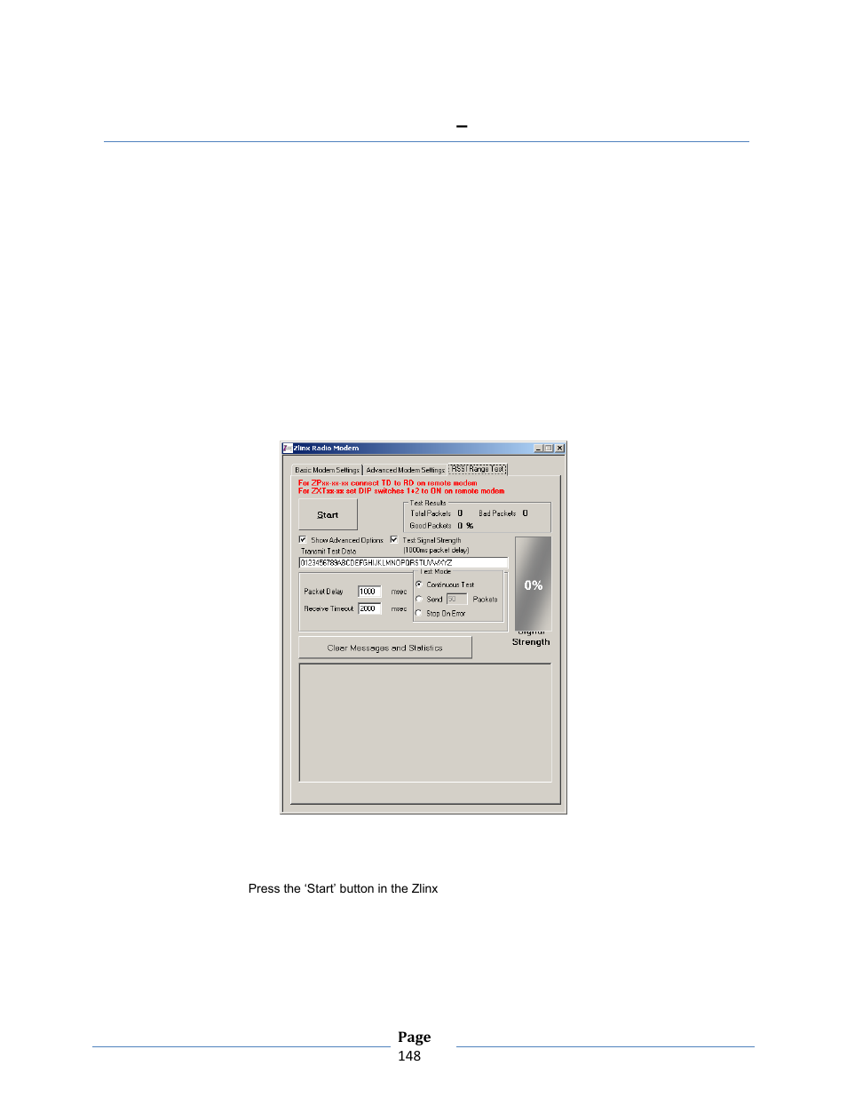 Testing and trouble shooting, Rssi, Ange | B&B Electronics ZXT9-RM-KIT - Manual User Manual | Page 148 / 164