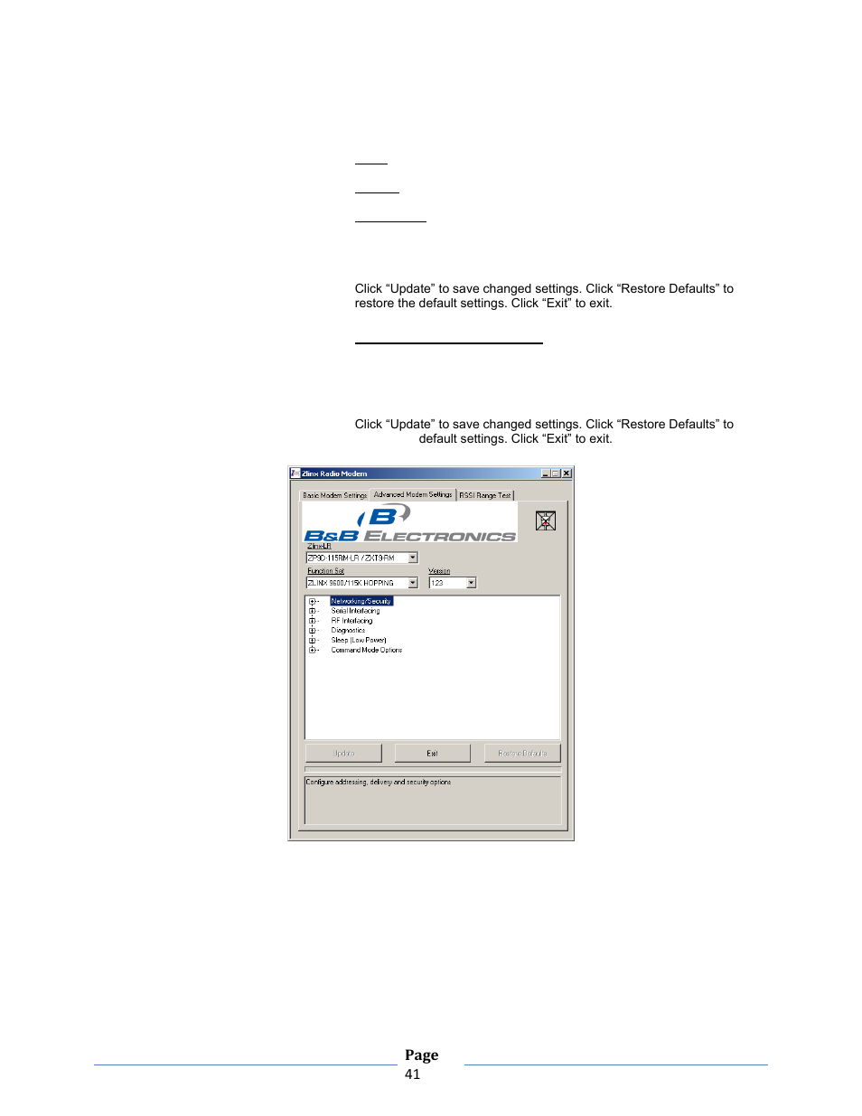 B&B Electronics ZXT9-RM-KIT - Manual User Manual | Page 41 / 164