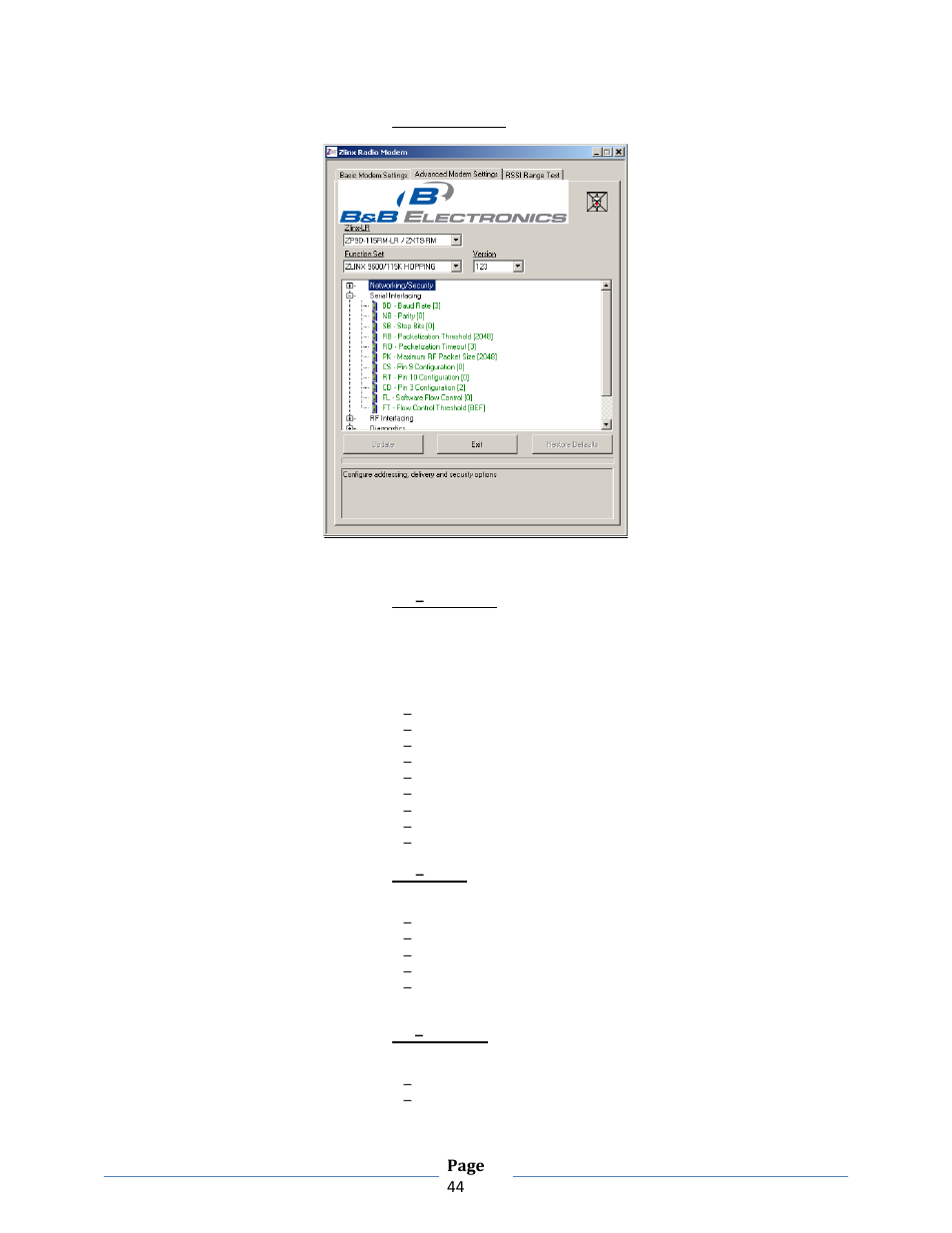 B&B Electronics ZXT9-RM-KIT - Manual User Manual | Page 44 / 164