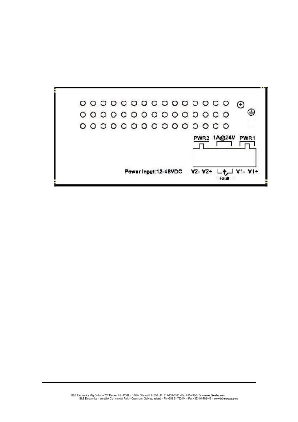 Bottom view | B&B Electronics EIR508-T - Manual User Manual | Page 11 / 71