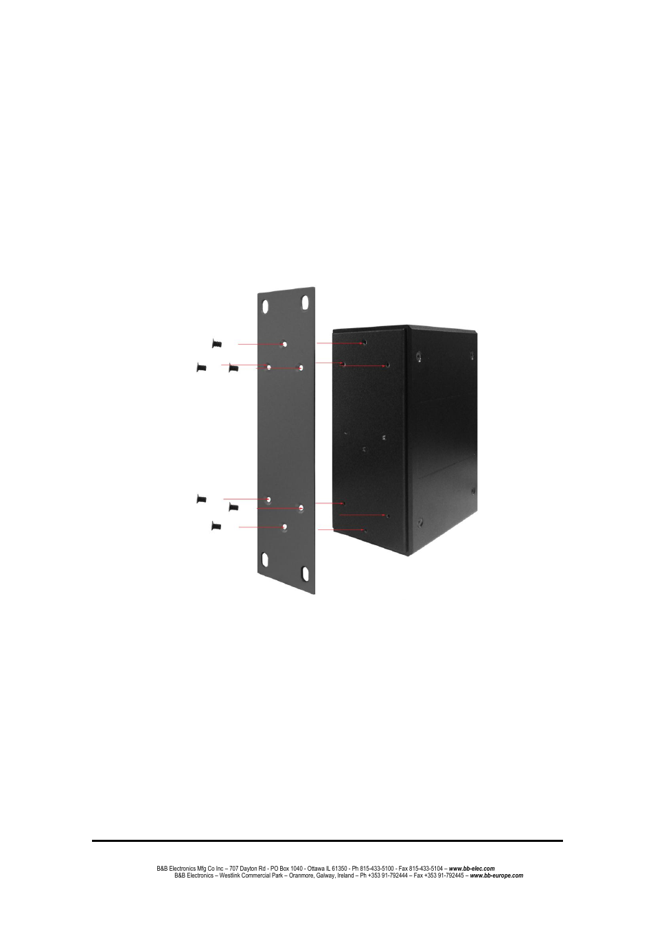 Panel mounting | B&B Electronics EIR508-T - Manual User Manual | Page 21 / 71