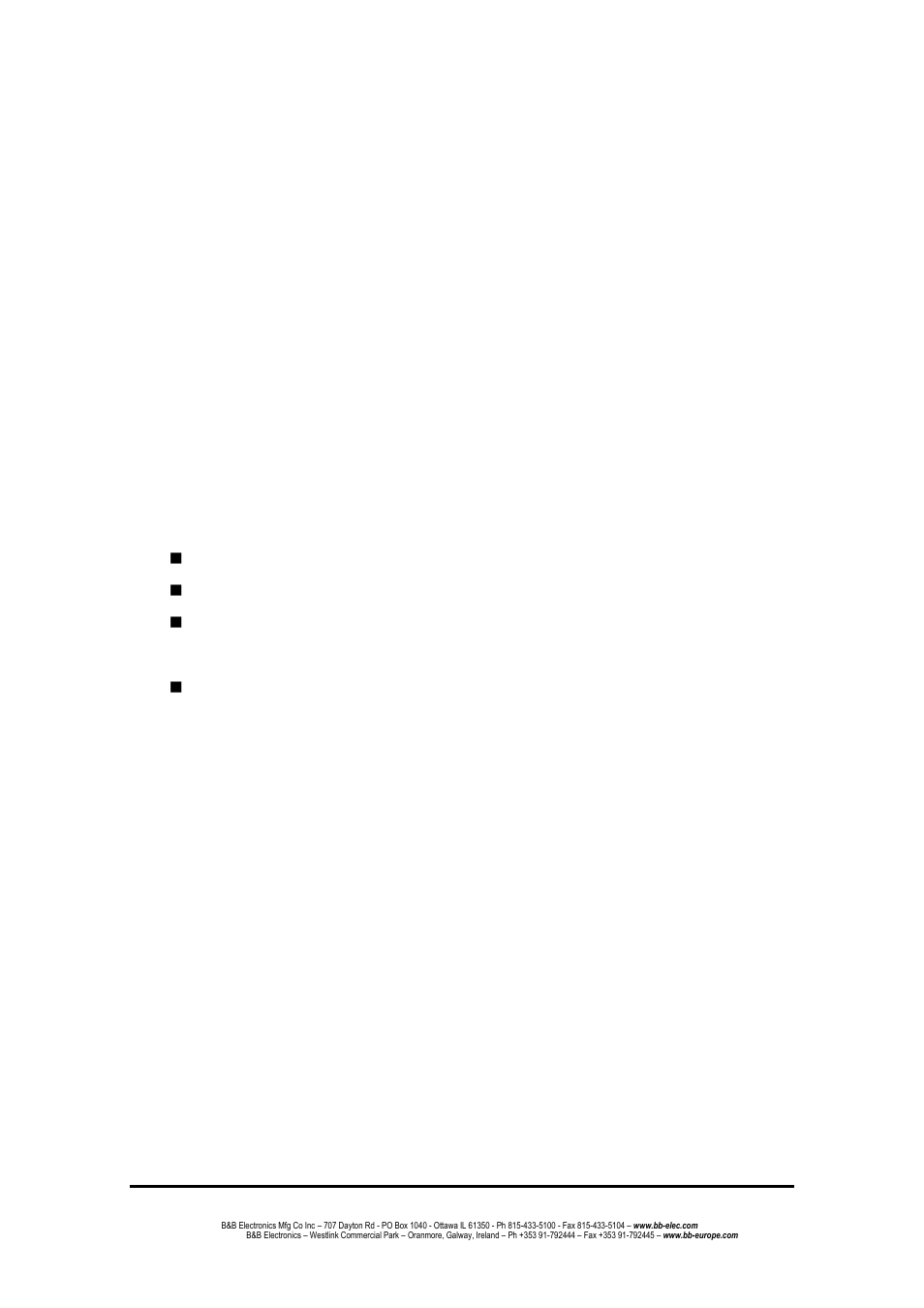 B&B Electronics EIR508-T - Manual User Manual | Page 3 / 71