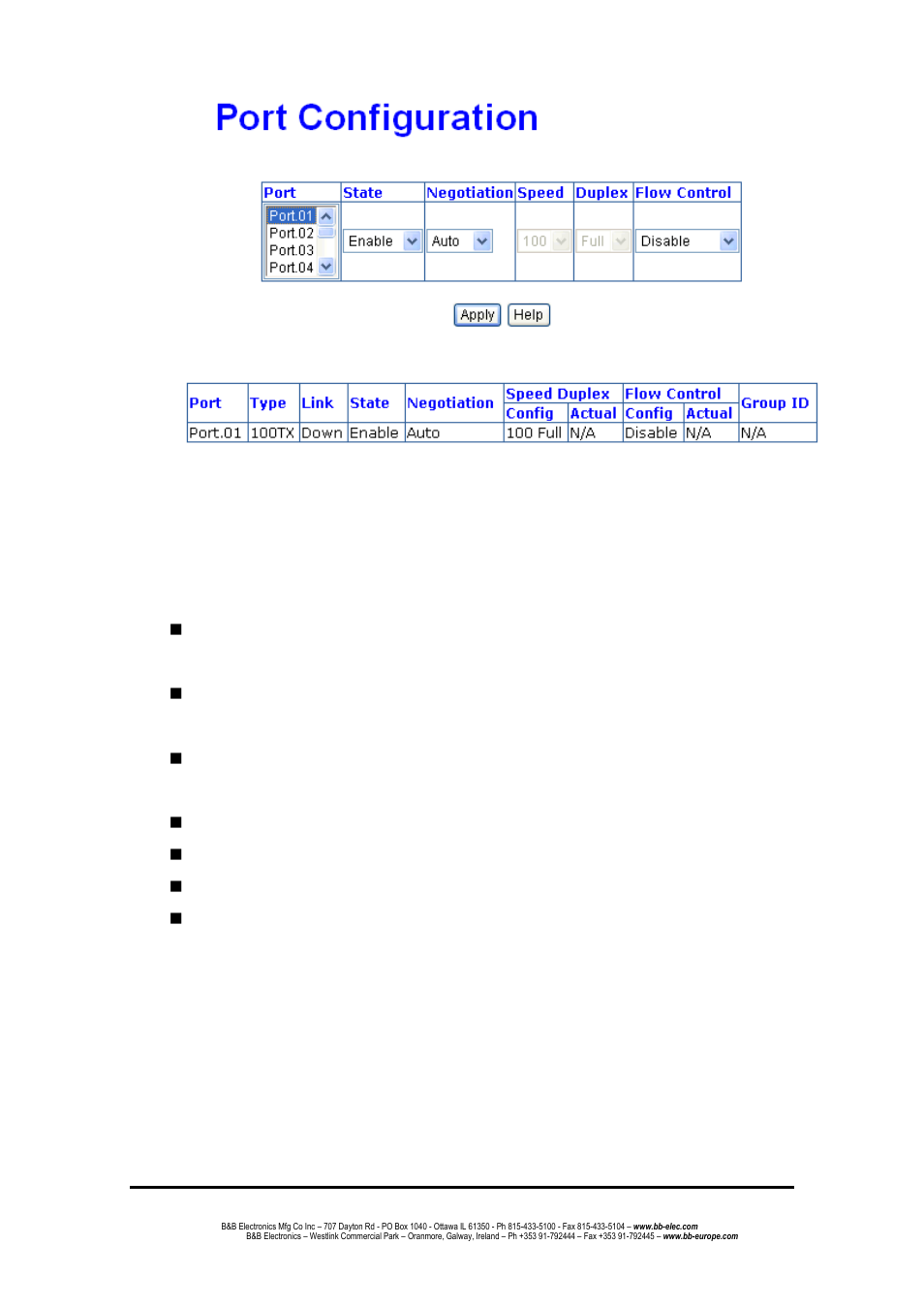 Switch setting | B&B Electronics EIR508-T - Manual User Manual | Page 31 / 71