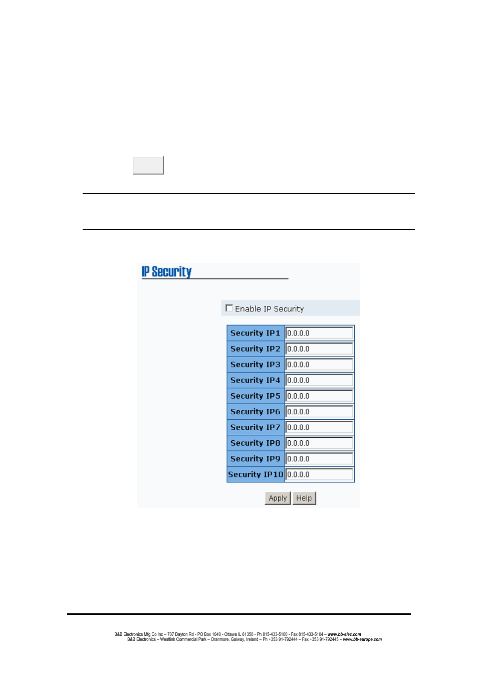 Ip security | B&B Electronics EIR508-T - Manual User Manual | Page 47 / 71