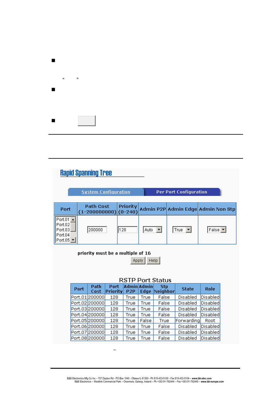 B&B Electronics EIR508-T - Manual User Manual | Page 50 / 71