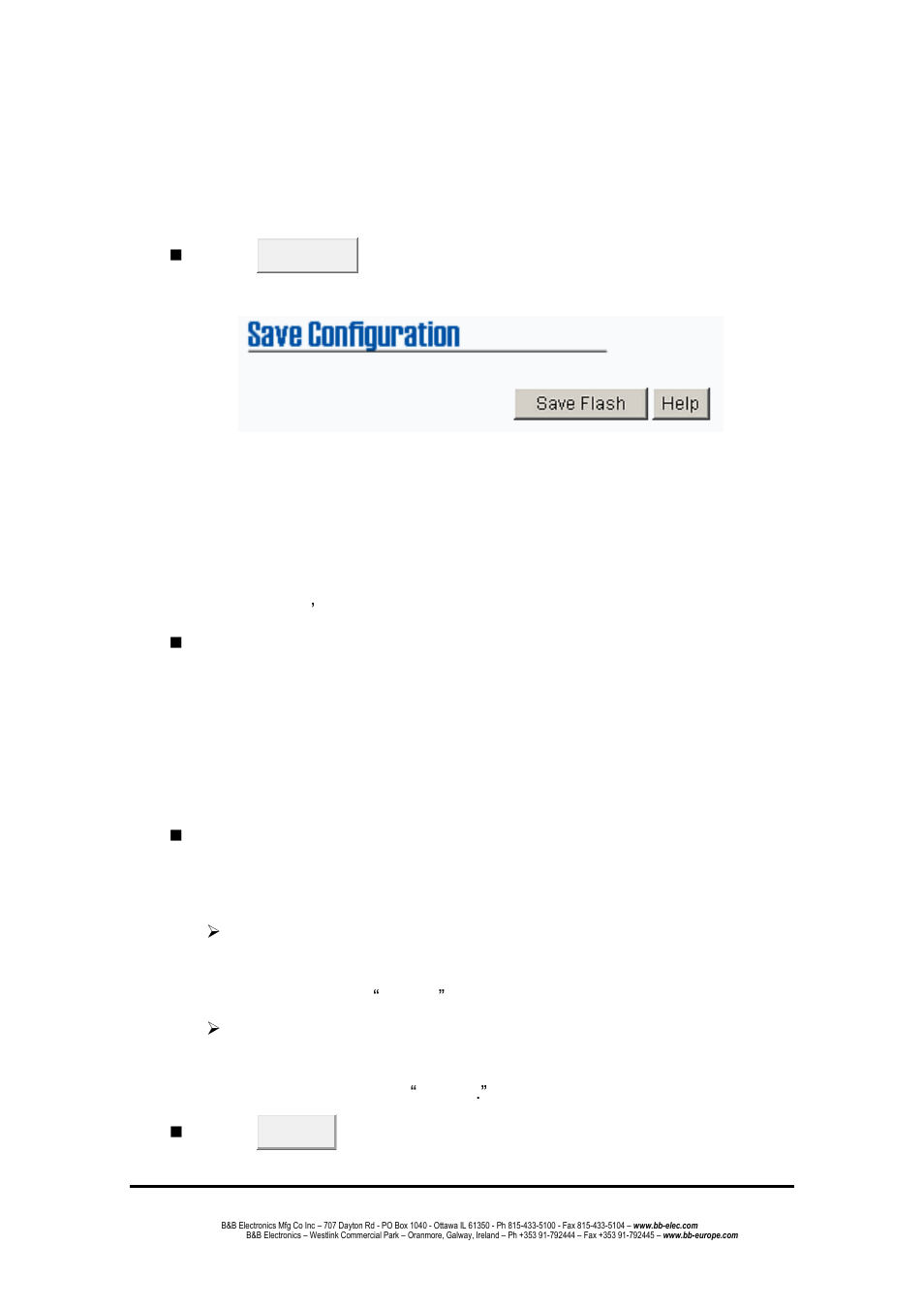 Save configuration, Rate control | B&B Electronics EIR508-T - Manual User Manual | Page 61 / 71